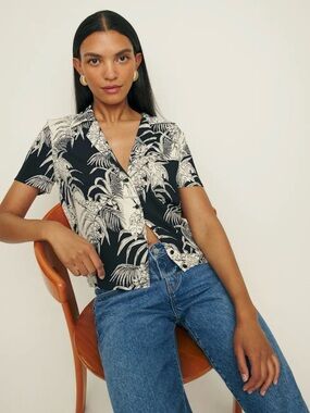 Reformation Cuba Top Amazon - Size XL